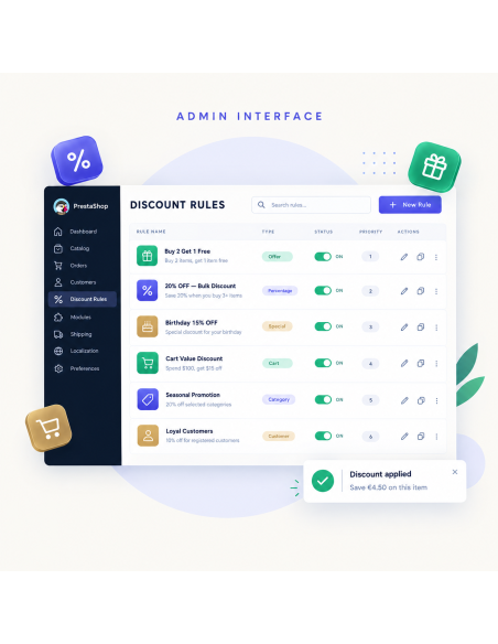 Advanced Discount  Engine Prestashop