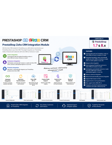 ZohoCRM Prestashop