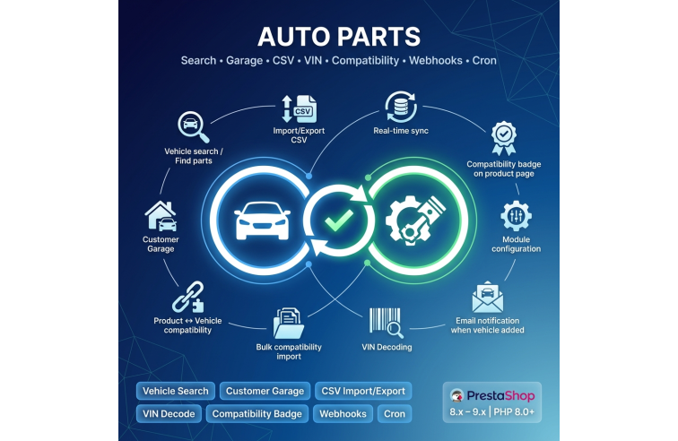 AutoParts Module Prestashop