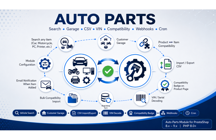 AutoParts Module Prestashop