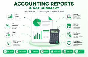 Accounting Reports & VAT Summary - PrestaShop