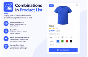 Combinations In Product List Prestashop