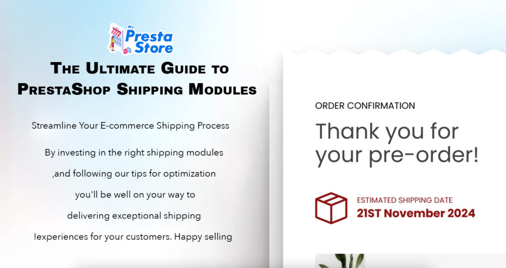 The Ultimate Guide to PrestaShop Shipping Modules: Streamline Your E-commerce Shipping Process 1 prestashop shipping