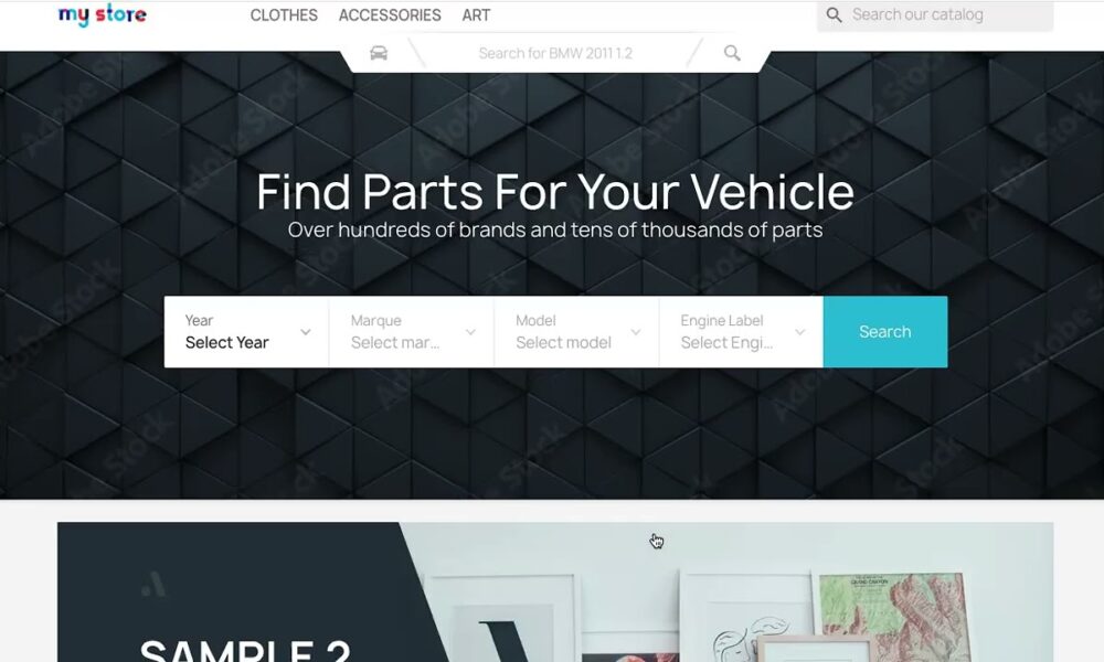 demo autoparts module prestashop