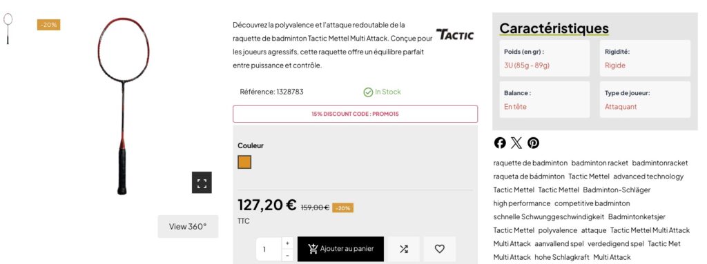 Coupon Display Widget for DDBuilder Prestashop 2 module opddbuildercoupon page product
