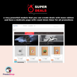 MODULE PRESTASHOP Super Deals