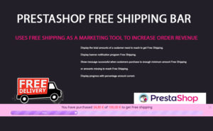 Free Shipping Bar prestashop product customization module prestashop