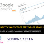 Google Analytics API Dashboard(G4) Prestashop google analytics free prestashop