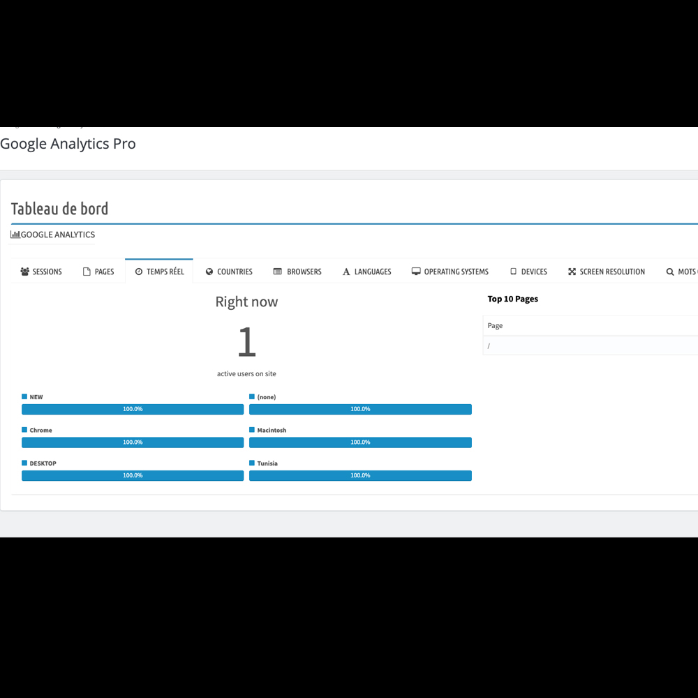 Google Analytics API Dashboard(G4) Prestashop google analytics free prestashop