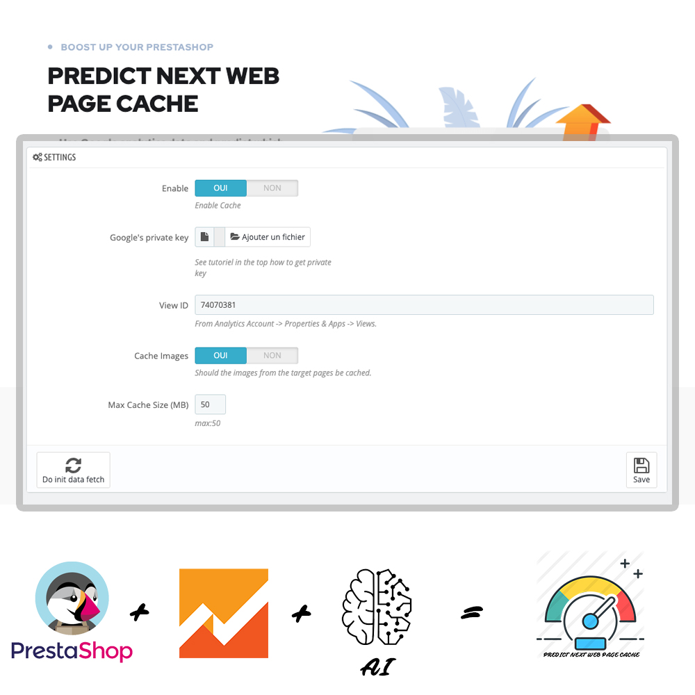 Module Prestashop Predict Next Web Page Cache boost prestashop speed