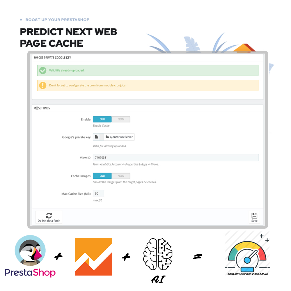 Module Prestashop Predict Next Web Page Cache visitor’s browser cache Page loads