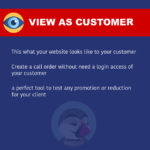 View as Customer Prestashop Prestashop