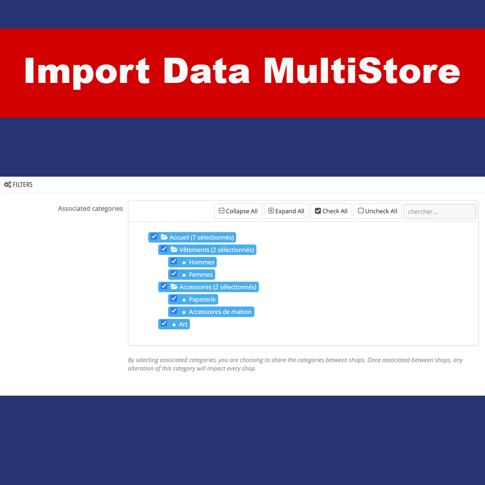 Module Import Data Multistore Prestashop prestashop multishop