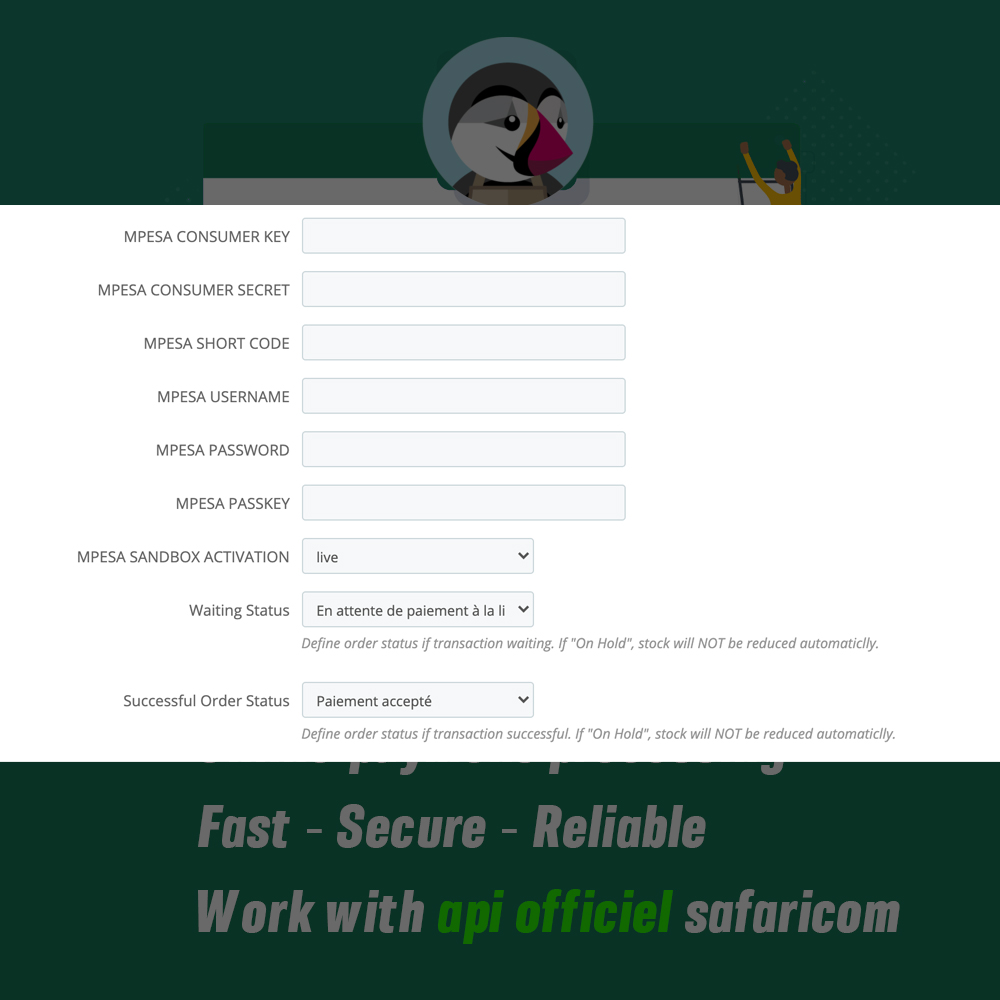 Mpesa Payment Gateway Prestahsop Module 1 image 1