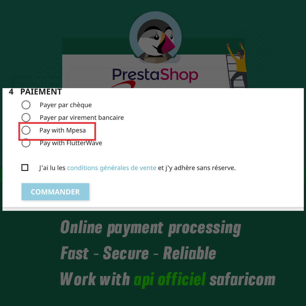 Mpesa Payment Gateway Prestahsop Module 2 image 2