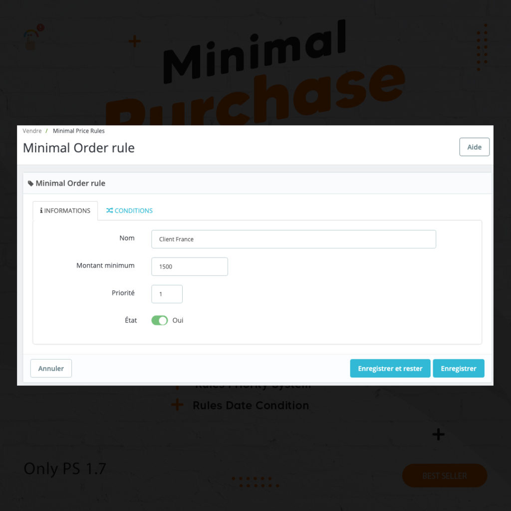 Prestashop Minimal Purchase Price Rules 3 MinimalPurchasePriceRulesPrestashop 2