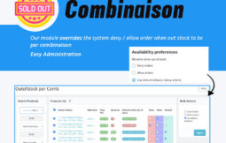 Behavior when out of stock per Combinaison allow order prestashop