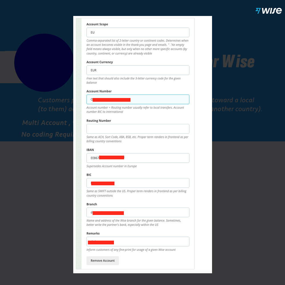 Payment gateway for Wise Prestashop 6 payment gateway for wise formerly transferwise 2