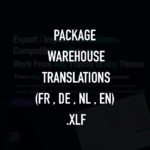 Translation theme Warehouse (FR, NL, DE) en .xlf translations warehouse nederland