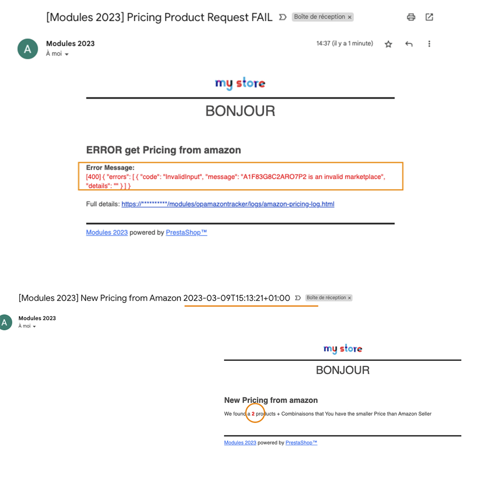 Amazon Price Tracker Prestashop