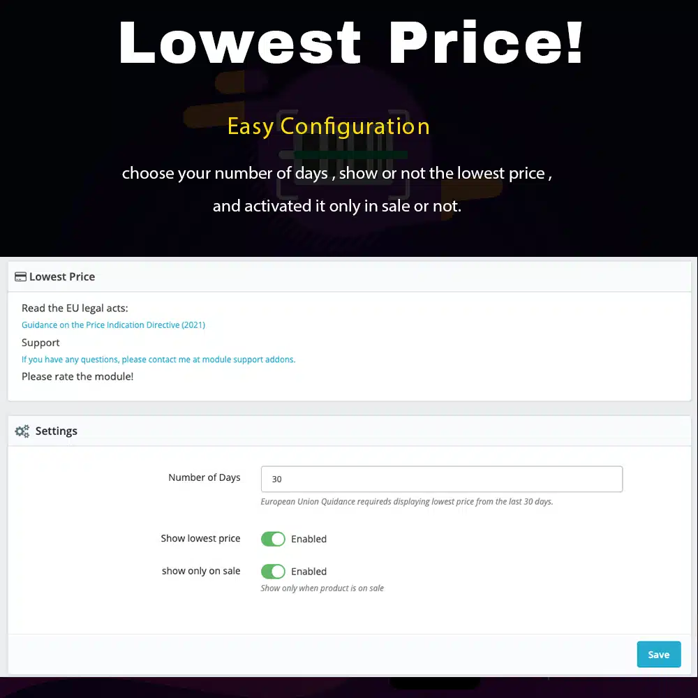 Lowest Price Prestashop Module 2 oplowestprice module prestashop 2