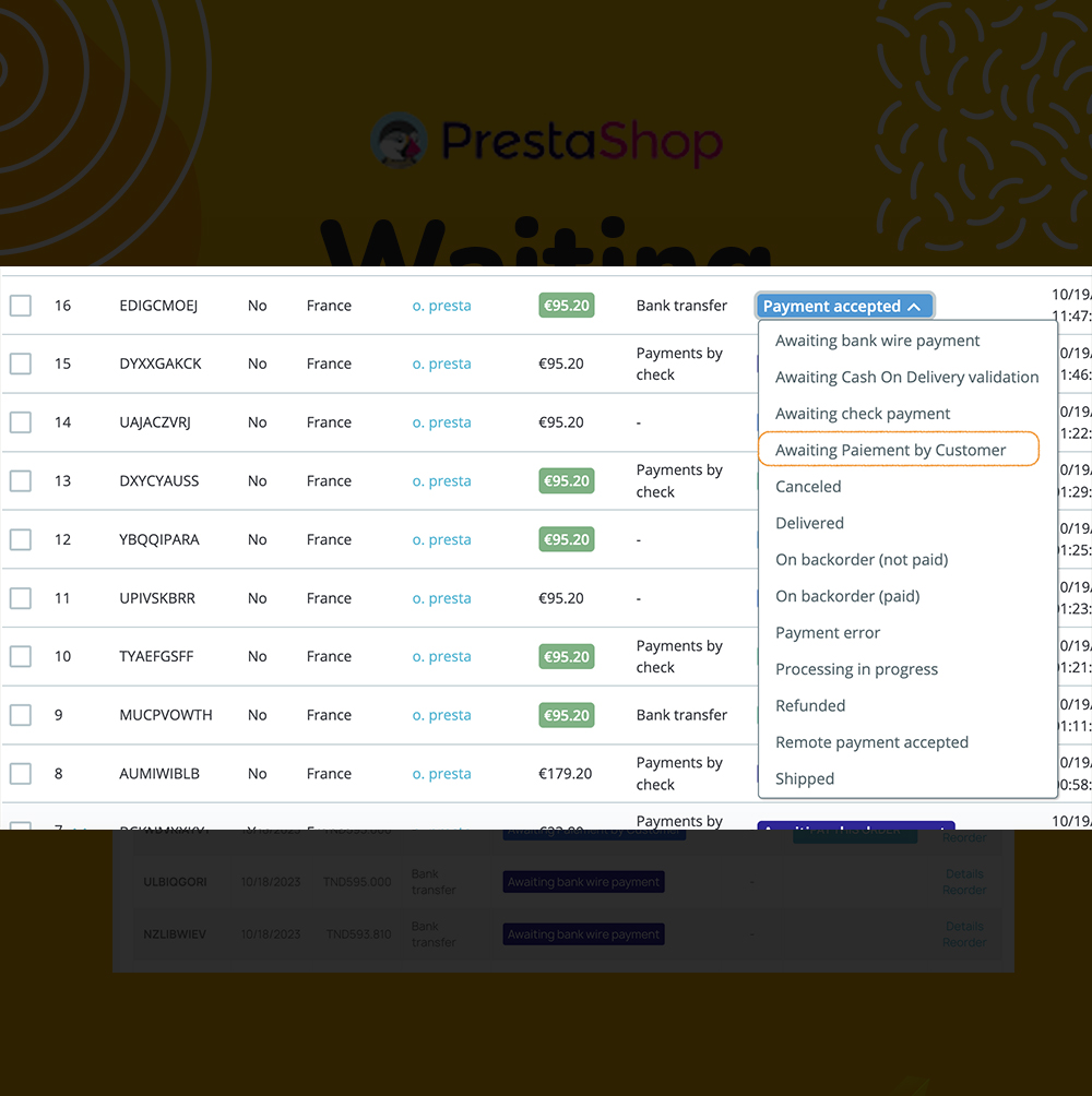PrestaPay: Customer-Pay Waiting Payment Gateway Prestashop Module 1 module payment waiting prestashop 1
