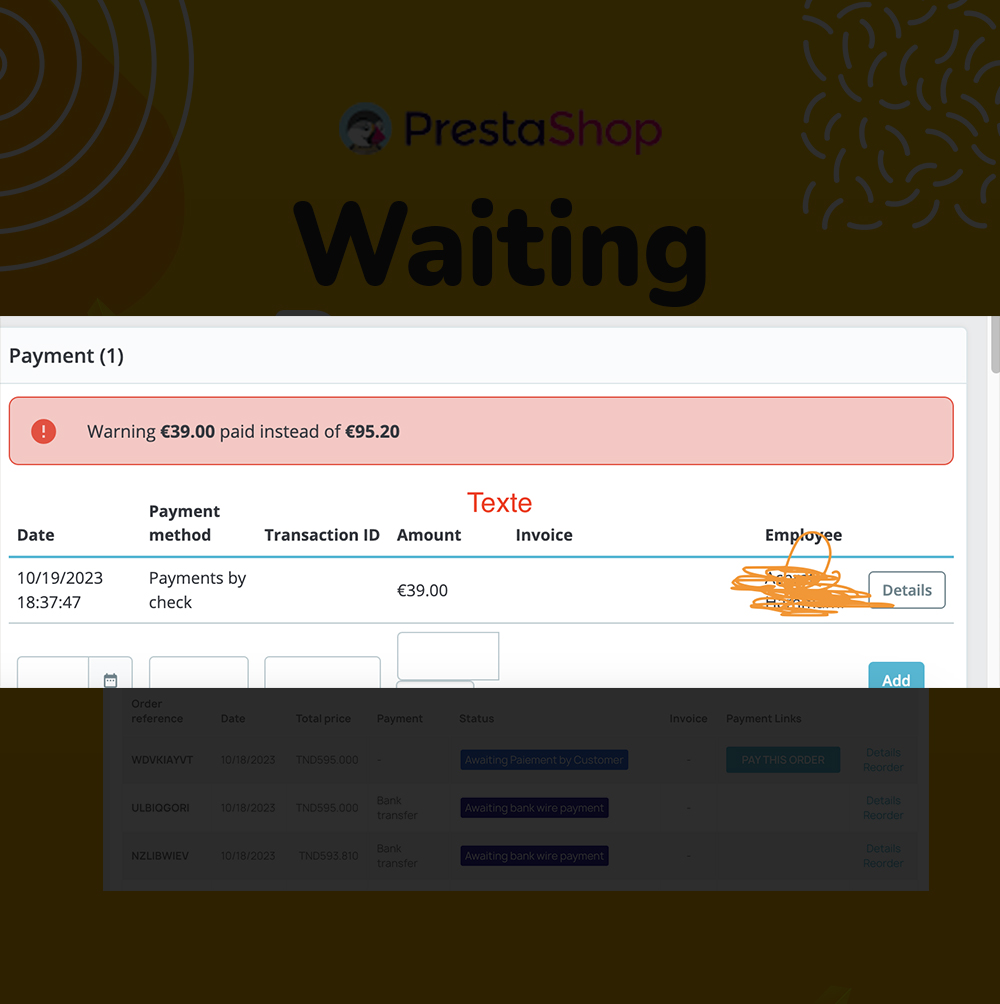PrestaPay: Customer-Pay Waiting Payment Gateway Prestashop Module 2 module payment waiting prestashop 3