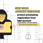 Stop Spam Account creation Prestashop Module Modules Prestashop