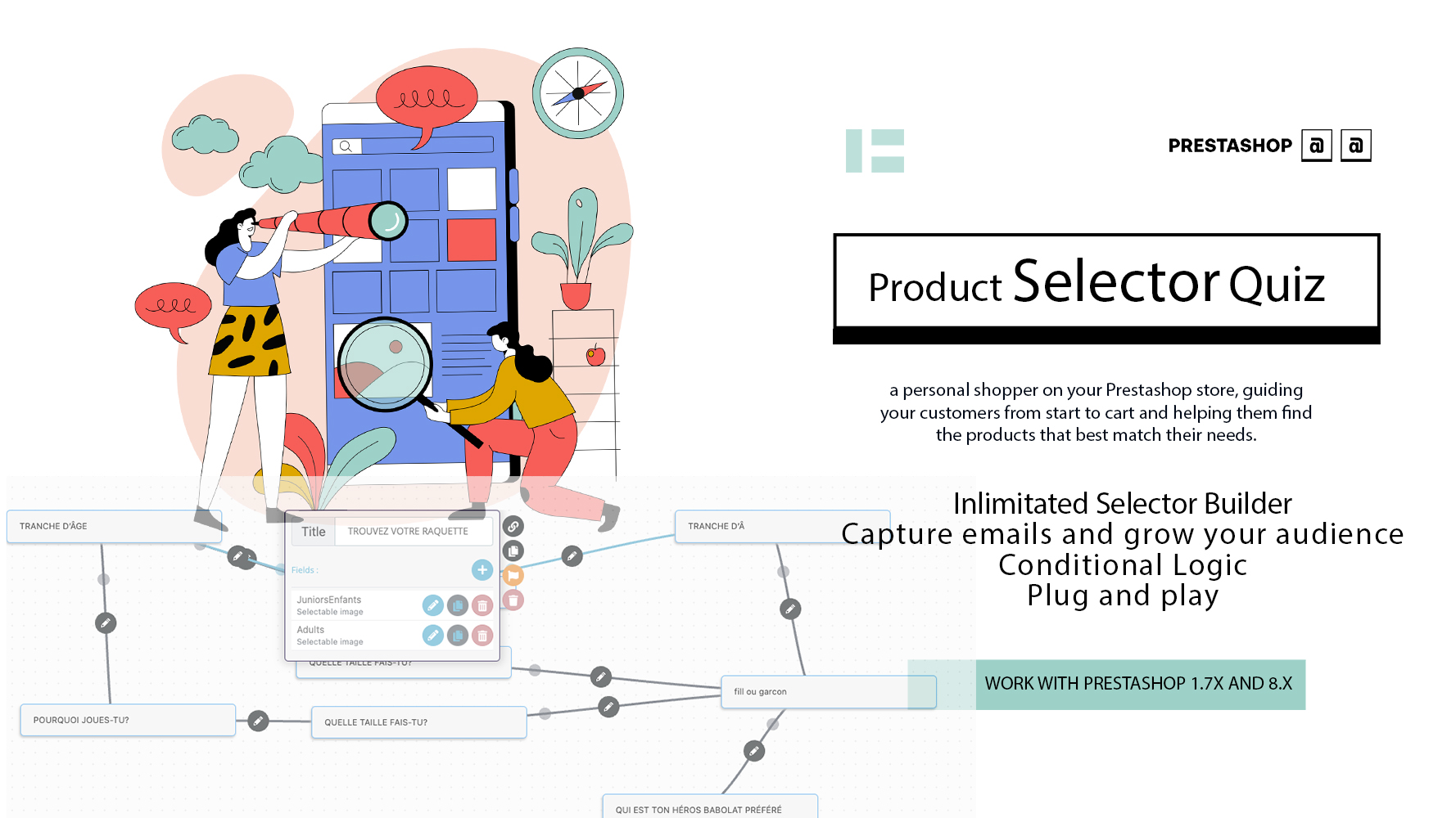 Product Selector Quiz Prestashop Module
